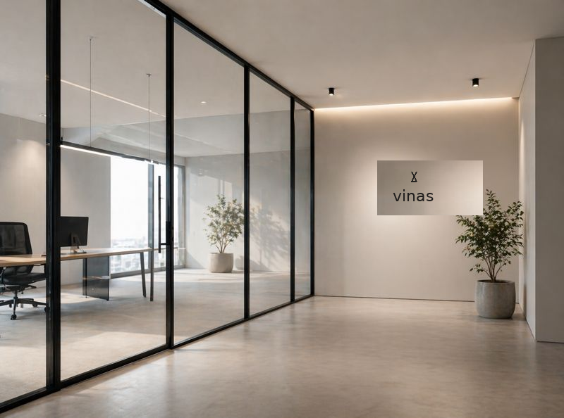 Minimal office workspace